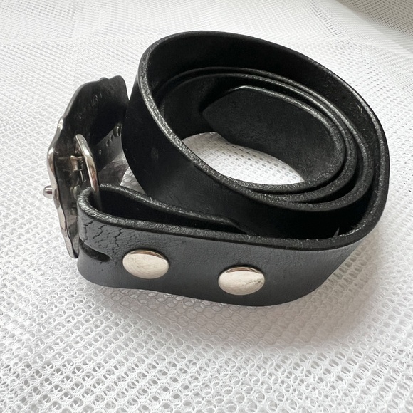 Knights of Columbus Buckle w. Brown Leather Belt 1 1/4" Wide Size 38 - Picture 8 of 10